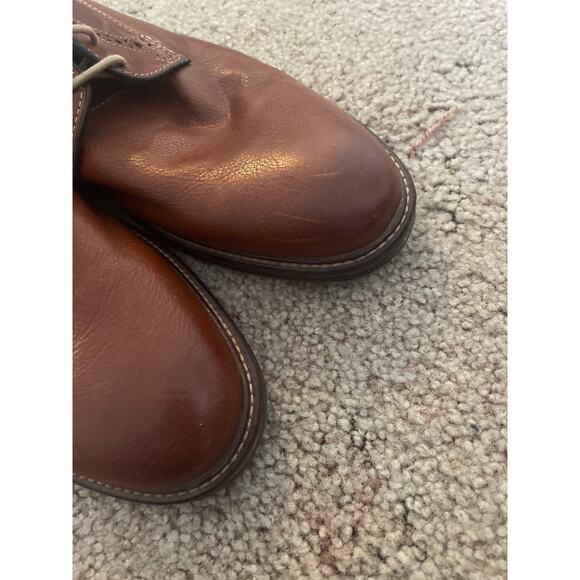 Johnston & Murphy Brown Tie up Dress Shoe Men's Size 8 M - Picture 5 of 8